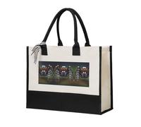 FFGhjk Tropical rainforest spiders Printed Canvas Gift Bag - Fashionable Beach Tote Bag for Wedding Guest Gifts, Shopping, Beach Vacation