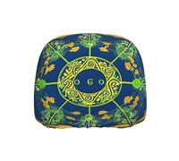 FFGhjk Yin Yang Totem Printed Car Headrest Covers Single Pack - Anti-Stain and Dust Cover for Car/Truck/Vancouver Interiors