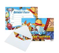 FFGJA 16pcs H Cartoon Birthday Party Supplies,Invitations Cards with Envelopes,Theme Party Decorations for Party Occasions DIY.