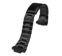 FFHAO 16mm Solid Stainless steel Strap For Casio watch G-Shock GM110 GM-110B GM-110G stainless steel watchband Bracelet Chain (Color : Svart, Size : 16mm)