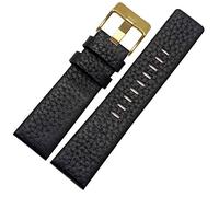 FFHAO 22mm 24mm 26mm 28mm 30mm Genuine Leather watchband for diesel DZ7259 DZ7256 DZ7265 watch strap (Color : 21mm, Size : 24mm)