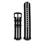 FFHAO For Casio GA110/100/120 GM/GA2100 Modified men nylon canvas watch strap DW-5600 GW-B5600 GW-M5610 DIY sports watchband (Color : Black gray black, Size : 16mm)