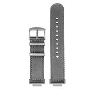 FFHAO For Casio GA110/100/120 GM/GA2100 Modified men nylon canvas watch strap DW-5600 GW-B5600 GW-M5610 DIY sports watchband (Color : Silver Silver Buckle, Size : 16mm)