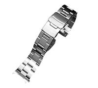 FFHAO For Casio MDV106-1A MDV-107 MTP-VD01 MDV-106D Strap Stainless Steel Wristband Metal Bracelet 20mm 22mm Replacement Watchband (Color : Silver Five, Size : 22mm)