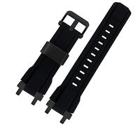 FFHAO For Casio MTG-B1000 G1000 MTGB1000 Fashion Durable Silicone watchband Concave port Sports Rubber Watch Strap Belt (Color : Black black)