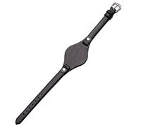 FFHAO For Fossil ES3077 ES2830 ES3262 ES3060 Stylish women watchband genuine leather watch straps lady Small bracelet (Color : Black silver, Size : 8mm)