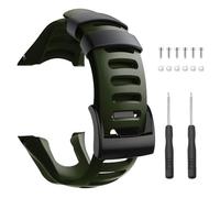 FFHAO For Suunto Ambit 3 Band, Replacement Band for Suunto Ambit 3 Strap - Premium Watchband for Suunto Ambit 3 Peak, 3 Sport, 3 Run, 2R, 2S, 2, 1(Army green)