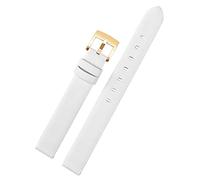 FFHAO Genuine leather strap For Swarovski 5158517/5158544/5158972 WatchAccessories Fashion bracelet 12mm Small Size Watch strap female (Color : White gold, Size : 12mm)