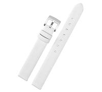 FFHAO Genuine leather strap For Swarovski 5158517/5158544/5158972 WatchAccessories Fashion bracelet 12mm Small Size Watch strap female (Color : White silver, Size : 12mm)