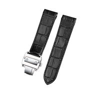 FFHAO Genuine Leather watch strap For cartier Santos 100 leather 20mm 23mm Watchband (Color : 25-12mm, Size : 23mm)