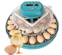 FfiMe Egg Incubator, 15 Egg Poultry Smart Incubator with Automatic Humidity Control and Egg Rotation, Temperature Control, for Hatching Chickens, Quails and Birds