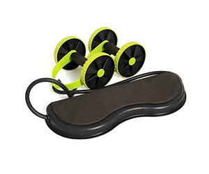 FFitnes FFITNESS Wheel Band AB Roller with Elastic Resistance, Green, One Size