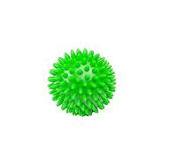 FFITNESS MASSAGE BALL MASSAGE BALL 9 CM SPIKEY X AUTO-MASSAGE OF HANDS AND FEET/BALL CURLY FITNESS, Green