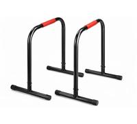 FFitness Parallel Bars Unisex Adult, Black Red, One Size