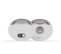 FFKQHCFElectric Nail Trimmer Polisher 2 in 1 Portable Fingernail Cutter with Light 3Speeds File Nail Clip Storage Rechargeable Safety Trimmer for Baby Kids Adults Seniors (White，Black) (White)