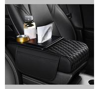 ffLilee Car Armrest Covers for BR V CR V UR V FR V HR V CR Z CRX City Civic Accord,Armrest Pad Center Console Cushion Pad Armrest Cover Cushion Car Arm Rest Cover Center Console Pad,D Black