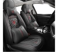 ffLilee Car Seat Cover Sets for Mercedes Benz/AMG CLA 35 45 45S CLA200 / 220d / 250 / 250e / 260, PU Leather All-inclusive Seat Protector Cushions Compatible Airbag Interior Accessories