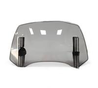 ffLilee Motorcycle Windscreen Deflectors for Suzuki V Strom 1000 DL,Wind Shield Screen Deflector Windscreen Front Screen Wind Deflector Windscreen Spoiler,Grey-300mm