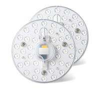 FfOcco Round 18W 220V LED Ring Light, Warm White, 1200LM, 3000-3500K, 180-360° Viewing Angle, Indoor, Ceiling Mount, 1 Count