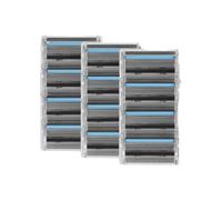 FFS Beauty 5-Blade SmoothGlide Razor Cartridge Head Refills Pack of 12 - Durable, Diamond Coated Titanium Blade & Styling Trimmer…