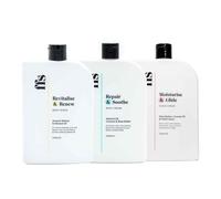 FFS Beauty Revitalise & Renew: Body Scrub, Moisturise & Glide: Shave Cream & Repair & Soothe: Body Cream Bundle