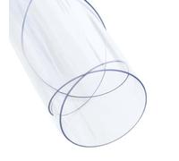 Ffsaacol Clear Plastic Dining Table Protector, Transparent PVC Desk Pad Mat, Waterproof & Spill-Proof Table Cloth for Rectangle Table 1mm, 40x180cm/16x71in