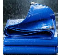 Ffsaacol Heavy Duty Waterproof Tarp, Outdoor Tarp Cover, Protective Tarp UV resistant and windproof, easy to install for shed, canopy frame & carport B,3x7ft/0.9x2.1m