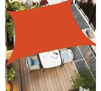 Ffsaacol Outdoor Sun Sail Shade Waterproof Rectangle, Sun Shade Cover Cloth Easy to Install, Shade Sails 98% UV Blocking Tear & Fade Resistant, for Patio Garden Yard F, 13x20FT/4x6m