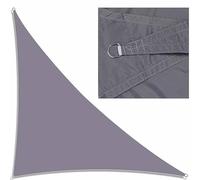 Ffsaacol Outdoor Sun Sail Shade Waterproof, Triangle Sail Shade 98% UV Blockage, Heavy Duty Sunshade Awning Sails, for Patio Garden Yard Deck Pergola C, 6x6x6m/20x20x20ft