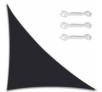 Ffsaacol Waterproof Sun Shade Sail, Shade Sail Triangle Sun Protection, Sun Shades Outdoor Patio 98% UV Block, for Patio Backyard Deck Garden A, 3.6x3.6x3.6m/12x12x12ft