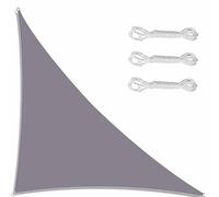 Ffsaacol Waterproof Sun Shade Sail, Shade Sail Triangle Sun Protection, Sun Shades Outdoor Patio 98% UV Block, for Patio Backyard Deck Garden B, 6x6x6m/20x20x20ft