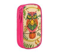 FFSHKOWE Owl Beliefs Large Capacity Pencil Case Stationery Organizer Pouch | Smart Interior Layout, Smooth Zippers, Spacious Storage, Lightweight Design For Daily School Office