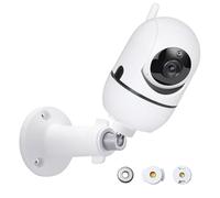 FFSTARYM Adjustable Baby Monitor Mount for HelloBaby HB40/HB65/HB65TX/HB6550/HB6550 Pro/HB66/HB66 Pro/HB6339/HB6081/ANMEATE SM935E, Standard 1/4 Threaded Rods, Two Types of Mounting (Glued/Screwed)