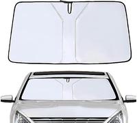 FFSWQAZ4A1 Car Windshield Sunshade for Audi A6 C7 Avant 2011-2018, Shades Blocking 99.9% UVR Foldable Car Sunshade And Heat Insulation Car Accessories,White