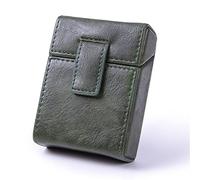 FFTDCYHT Cigarette Case with PU Leather Cigarette Storage Case Pouch Lighter Holder Name Card Storage Container Use, Leather Cigarette case Lighter Holder, Smoking Nice Gift