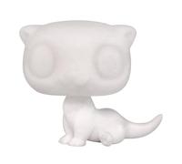 FFTYAOPB Mini Pet Shop White Base,Custom White Mold Blank Base Turtle Crocodile Spider Sheepdog Bull Terrier German Shepherd Otter Panda DIY Design Paint Animals Figure Toys for Kids (otter)