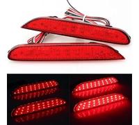 FFXDEQ car Rear Lights 1 Pair LED Rear Bumper Light For Leaf For Pathfinder For Rogue X- For Trail X For JX35 QX56 For Qashqai 2014-2015 Brake Lamp
