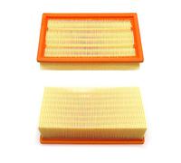 FFyan 2PCS Replacement Vacuum Cleaner Flat-Pleated Filters,for KARCHER NT25/1 NT35/1 NT45/1 NT55/1 NT361 ECO NT561 ECO NT611 ECO, Wet and Dry Vacuum Cleaner Filter Replacement Parts