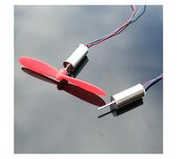 FFYTRGQWU 2pcs 716 7mm*16mm Coreless Electronic Starter with Propeller Blades Engine DC 3.7V 45000RPM High Speed Strong Magnet DIY RC Drone Quadcopter