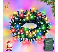 FFZZKJ Christmas Lights Outdoor Timer 8 Modes Battery Operated Waterproof 10Ft/3M 30 LED Indoor Waterproof for Christmas Decorations, Multi-Coloured