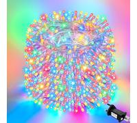 FFZZKJ Christmas Lights Outdoor with Timer 8 Modes Plug in 400 LED 131Ft/40M Fairy Lights Indoor Mains Powered Waterproof for Christmas Decorations, Bedroom, Gazebo, Garden, Multicoloured
