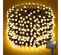 FFZZKJ Solar String Lights Outdoor Garden 120LED 12M 40FT Garden Lights Solar Powered Waterproof 8 Modes for Patio/Yard/Tree/Gazebo/Terrace/Party/Wedding - Warm White