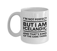 FG Imagination Icelandic Mug - I'm not perfect but I am Icelandic and that's kind of the same thing - Icelandic Coffee Mug - Iceland Gift