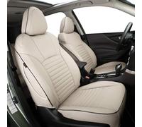 FGAITH Leather Seat Covers Full Set for Mitsubishi Shogun 2007-2018 [5Door], Car Waterproof Seat Cover Compatible Airbag Front and Back Seat Protector Auto Accessories,A/BEIGE