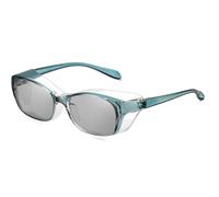 FGAQLUK Anti-pollen Glasses, Adult Polarized Goggles, Anti-blue Light Anti-fog, 3D Protective Safety Glasses, Suitable for People with Sensitive Eyes(Blue)