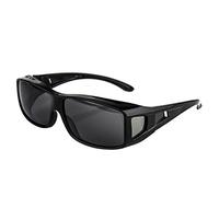 FGAQLUK Anti-pollen Glasses, Myopia Polarized Sunglasses, UVA/UVB Prevention, Safety Glasses For Adults And Women, Large Format Myopia Glasses(Unpolarized,Matte black)