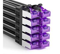 FGB 10 Gbps Patch Cable 3 m x 10, RJ45 Network Cable CAT 7, (SFTP PIMF Shielding) Copper Cable LAN Cable 3 m, DSL LAN Cable Short CAT7 CAT6 CAT5, Black