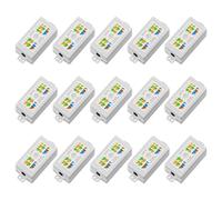 FGB RJ45 UTP Cat6 Ethernet Junction Box, Punch Down Type, 15 Pack | Inline Punchdown Krone Coupler Joiner for Cat6/Cat5E/Cat5 Ethernet Network Cables, 23-26 AWG, TIA/EIA 568A/B