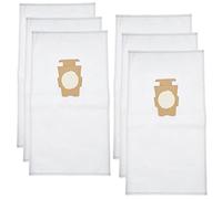 FGDG 6 Pack Vacuum Bags for Kirby, Compatible with G3-G12, Sentria, Avalir, Ultimate G Series, F-Style & Twist-Style Adapters, HEPA Filter Cloth, White