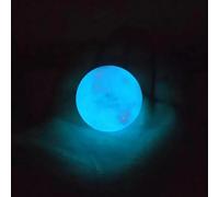 FGDIUCVN 35MM Absorb Natural Light Glowing Stones Home Decoration Crafts Blue Luminous Quartz Crystal Sphere Ball Glow In The Dark Stone,WHITE